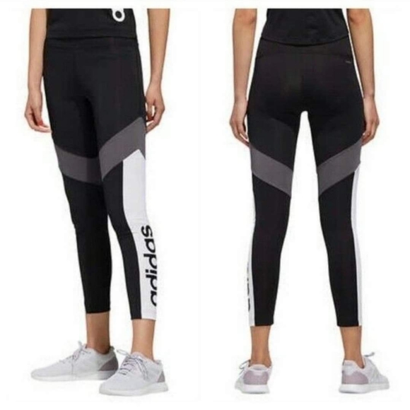 Adidas womens design 2 move colorblock leggings - Picture 2 of 4